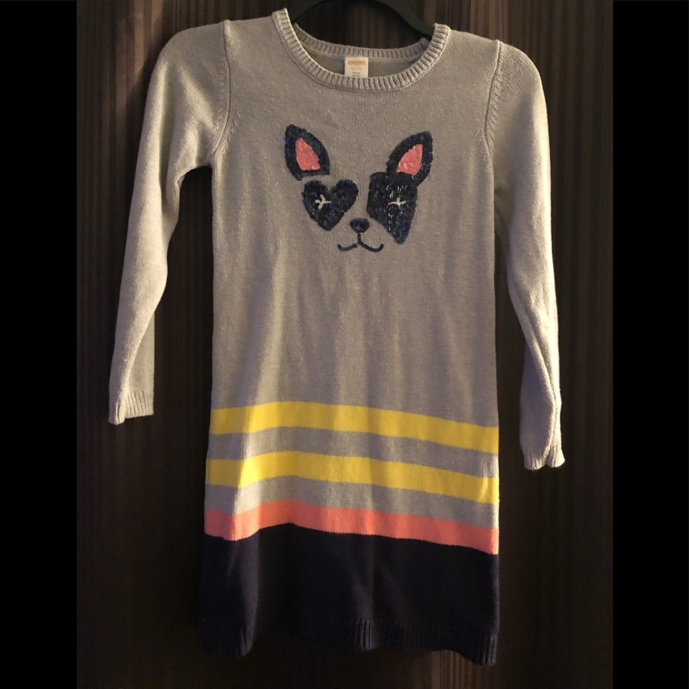 Girls Sweater Dress (m) 7/8